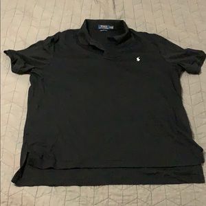 Polo Ralph Lauren Black polo shirt as XL